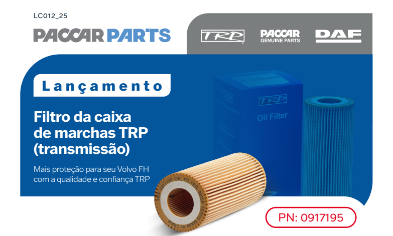 Novo Filtro da Caixa de Marchas TRP (transmissão)